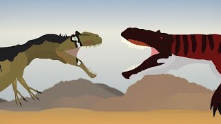 Allosaurus (Broken Jaw) vs Torvosaurus - Sticknodes