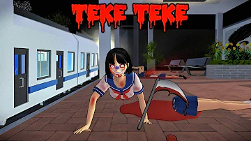 TEKE TEKE (Japanese Urban Legend) || Horror Short Film || Sakura School Simulator