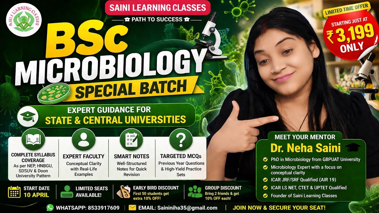 BSc microbiology special batch | Bsc microbiology complete Course # ...