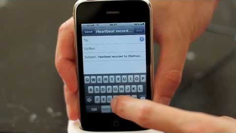 Emailing audio with iStethoscope Pro