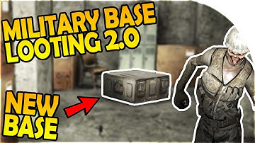 LOOTING the MILITARY BASE 2.0 - FINAL MOVE into NEW BASE - 7 Days to Die Alpha 16 Gameplay Part 33