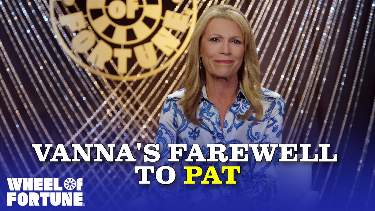 Vanna White pays emotional tribute to Pat Sajak before his final ...