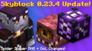 Skyblock 0.23.4 Release! Major QoL Updates! Abiphone Changes More! (Hypixel Skyblock News!)