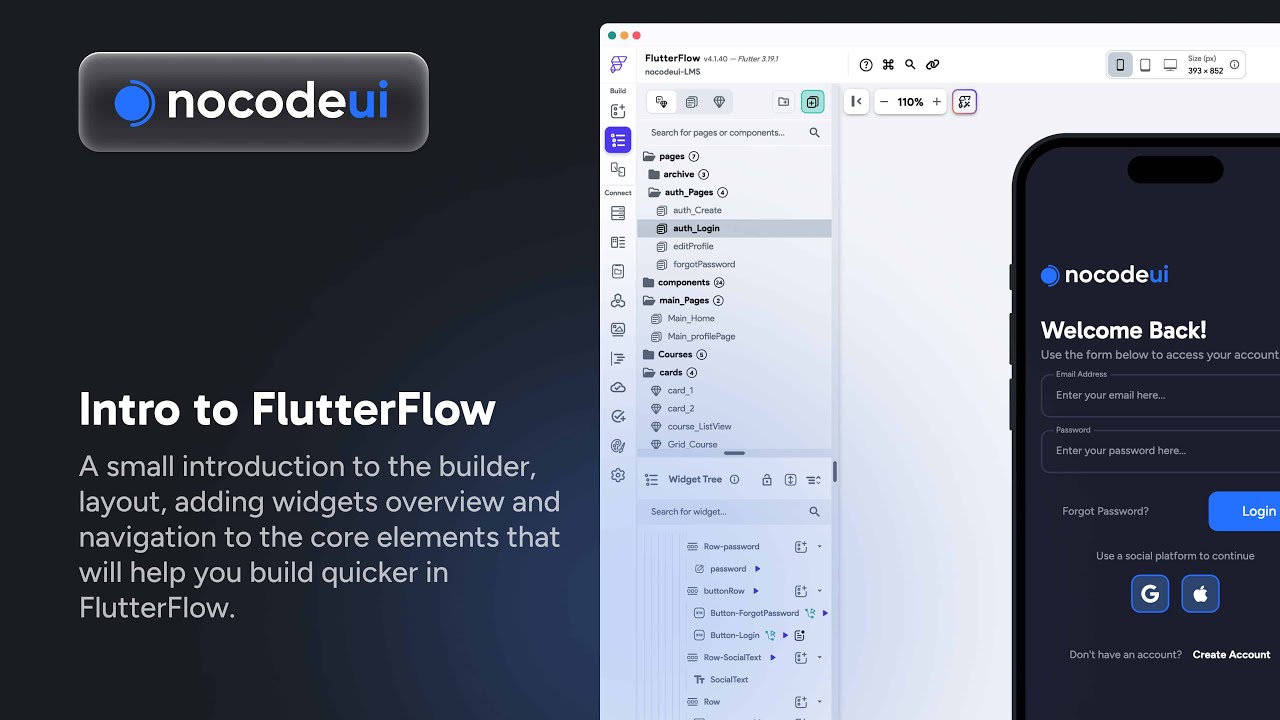 FF 101: Lesson 01 - Introduction To FlutterFlow - YouTube