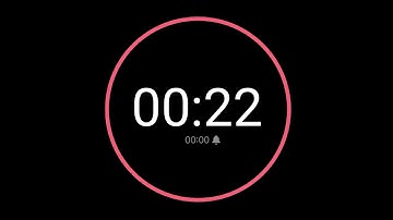 22 Second Countdown Timer / iPhone Timer Style