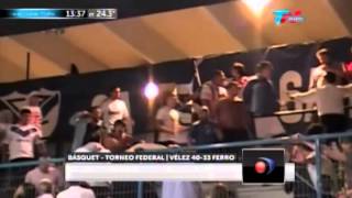 Incidentes ferro -velez basquet torneo federal