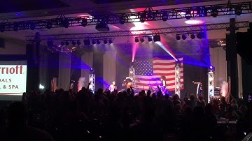 RCF HDL 6-A line array speaker in live band use (Authorized Dealers)