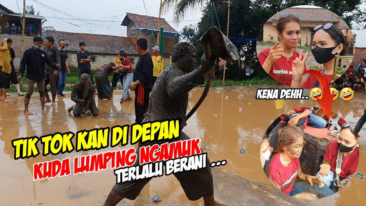 KUDA LUMPING NGAMUK ❗❗ MASUK KE LUMPUR NGEJAR SEMUA ORANG 💥 MEKAR BUDAYA