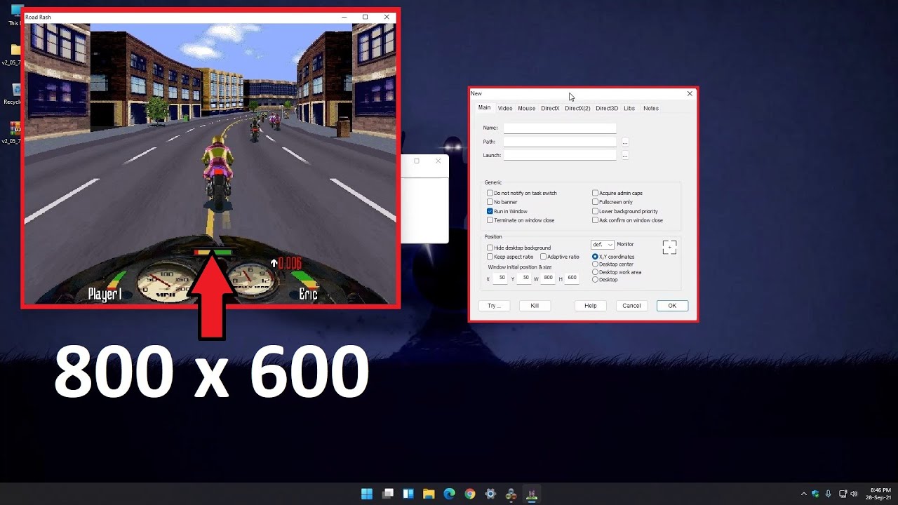 windowed mode  Update 2022  Run Any Game in Windowed Mode using DXWND