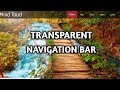 how to create transparent navigation bar using html and css 2019