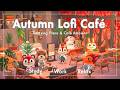 【あつ森BGM】Autumn Lofi Café｜スターバックス x ハトの巣｜ピアノと環境音｜作業・勉強・リラックス・睡眠用BGM【3時間】