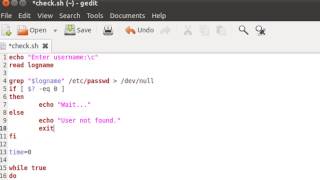 Shell Scripting Tutorials 57  Know when users log in Part Two