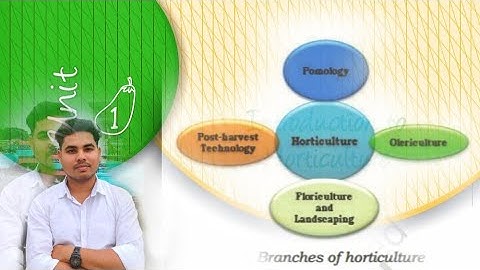 Horticulture 2nd part (Branches of Horticulture)