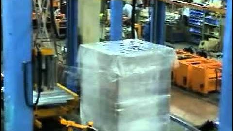 Joinpack Alpha-HCA - pallet wrapping machine with top sheet applicator