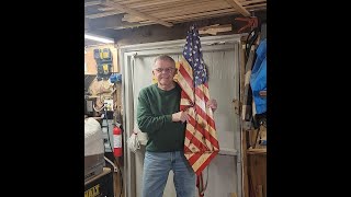 Draped American Flag. How I made mine!