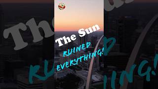The Sun Nearly Ruined the Gateway Arch Here is How They Saved It Shorts #shorts #travel
