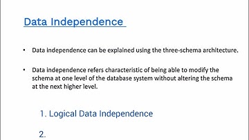DATA INDEPENDENCE | THREE-SCHEMA ARCHITECTURE | DBMS&RDBMS | CALICUT UNIVERSITY
