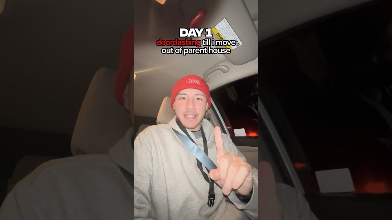 Подрабатываю курьером в DoorDash, пока не съеду от родителей - ДЕНЬ 1