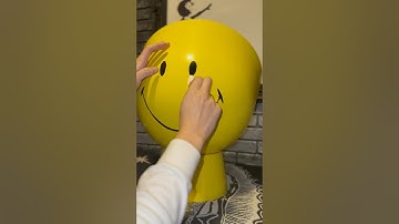 Smiley face x XL IKEA PS blue floor lamp by Ola Wihlborg  #ikea #Lamp#smiley