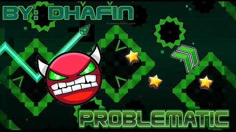 GREEN DEMON!! "Geometry Dash" - Problematic (Very Easy Demon)