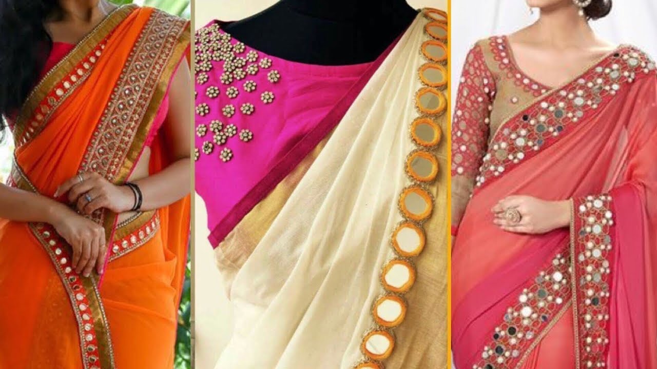 new party wear saree 2019