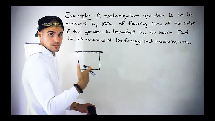 Quadratic Word Problem - Find the Max Area of a Garden