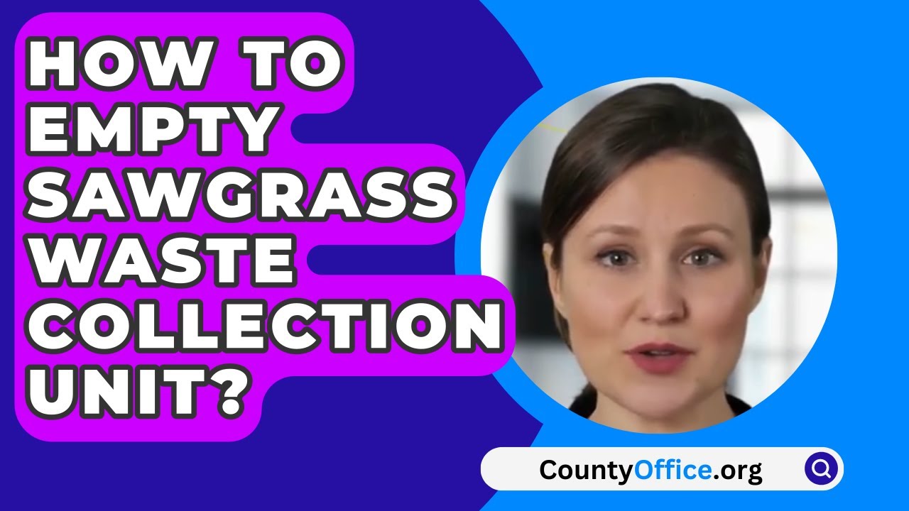 How To Empty Sawgrass Waste Collection Unit CountyOffice YouTube How To Empty Sawgrass Waste Collection Unit CountyOffice YouTube