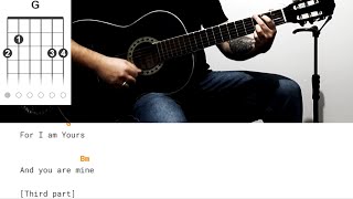 Oceans | Guitar Lesson | Hillsong United | Simple Chords Tutorial | Christian Hymn