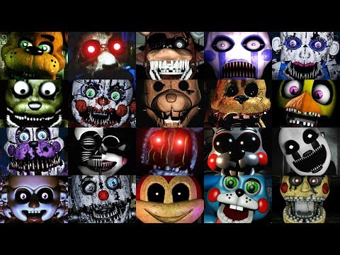 20 মিনিটে 300+ সেরা জাম্পসকেয়ার! FNAF ভক্ত সৃষ্টি