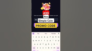 Simple Coin New #promocode Gift | letest Promo code in Simple Coin #simplecoin #giftcode #tekmining
