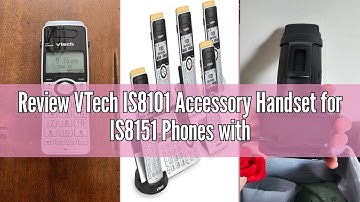Review VTech IS8101 Accessory Handset for IS8151 Phones with Super Long Range up to 2300 Feet DECT 6