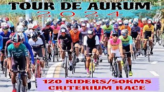 TOUR DE AURUM STAGE 1 CRITERIUM RACE BUNCH FINISH REMATIHAN SA AHON