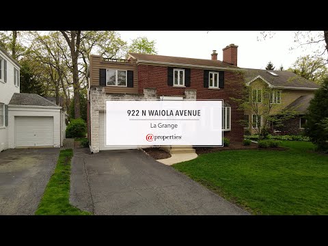 922 N Waiola Avenue, La Grange, IL home video tour