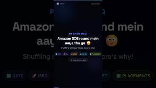 Amazon SDE round mein aaya tha ye 😳Python MCQ | UGC NET 2024