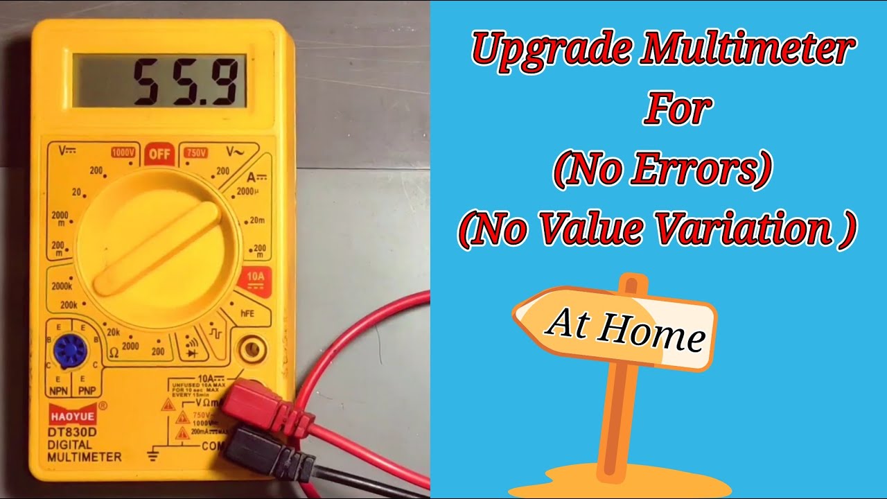 How to Upgrade Multimeter || No Errors & Variation || - YouTube