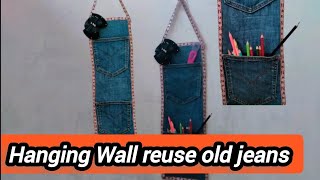 #oldjeansreuse #hanging #howtomake