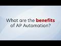 What are the benefits of AP Automation?