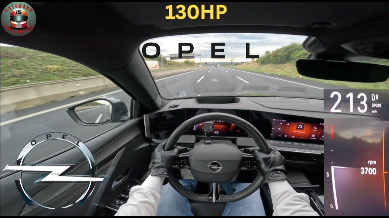 Opel Astra L Sportstourer || 130HP || TOP SPEED on german Autobahn