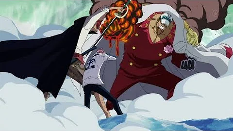SHANKS STOPS AKAINU AND SAVE COBY ONE PIECE