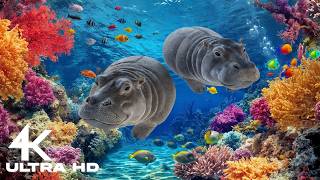 أفضل حوض أسماك بدقة 4K 🐠 عالم نابض بالحياة تحت الماء مع موسيقى محيطية هادئة screenshot 3