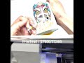Do you know how the packaging pattern of water cups is made?sticker UV Crystal label printer
