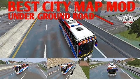 Indonesia bus simulator_ Terminal Poris Plawad city map mod for Bussid video by RAMESH KRC GAMING