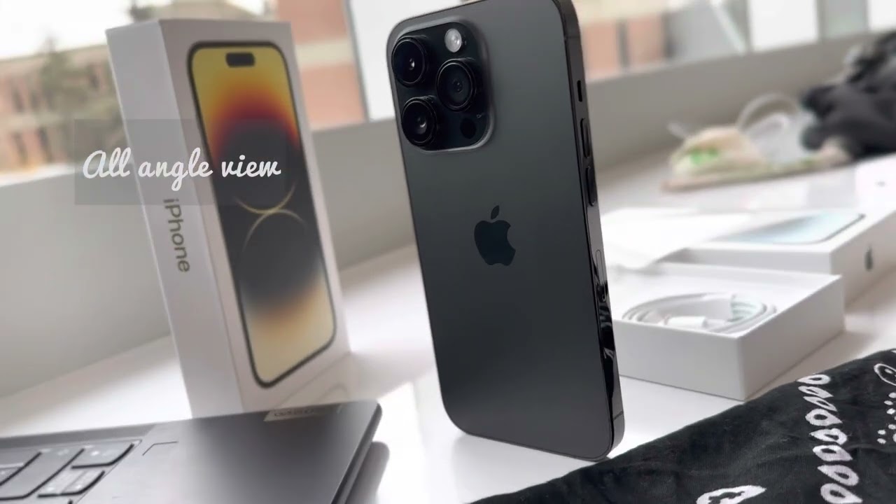 Iphone 14 pro Gold and Black comparison || pov || 