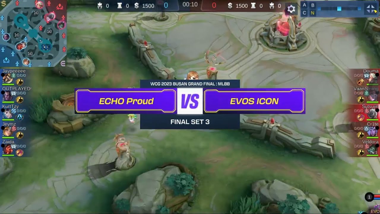 WCG 2023 BUSAN GRAND FINAL MLBB - GAME 3 EVOS ICON VS ECHO Proud