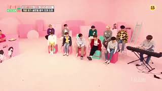 X1's Nam Dohyon at Idol Room playing piano   flash piano ver.