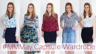 #MMMay Handmade Capsule Wardrobe - 22 pieces - 31 outfits - Glasshouse Patterns