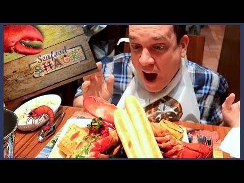 Seafood Shack Treasure Island Las Vegas - LOBSTER Clambake!