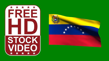 Free Stock Videos – Venezuela flag waving on green screen 3D animation