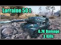 Lorraine 50 t ● 6700 DMG ● 3 KILLS ● World of Tanks ● Replay