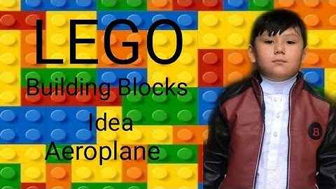 LEGO building blocks idea Aeroplane                                         By: Noyaan